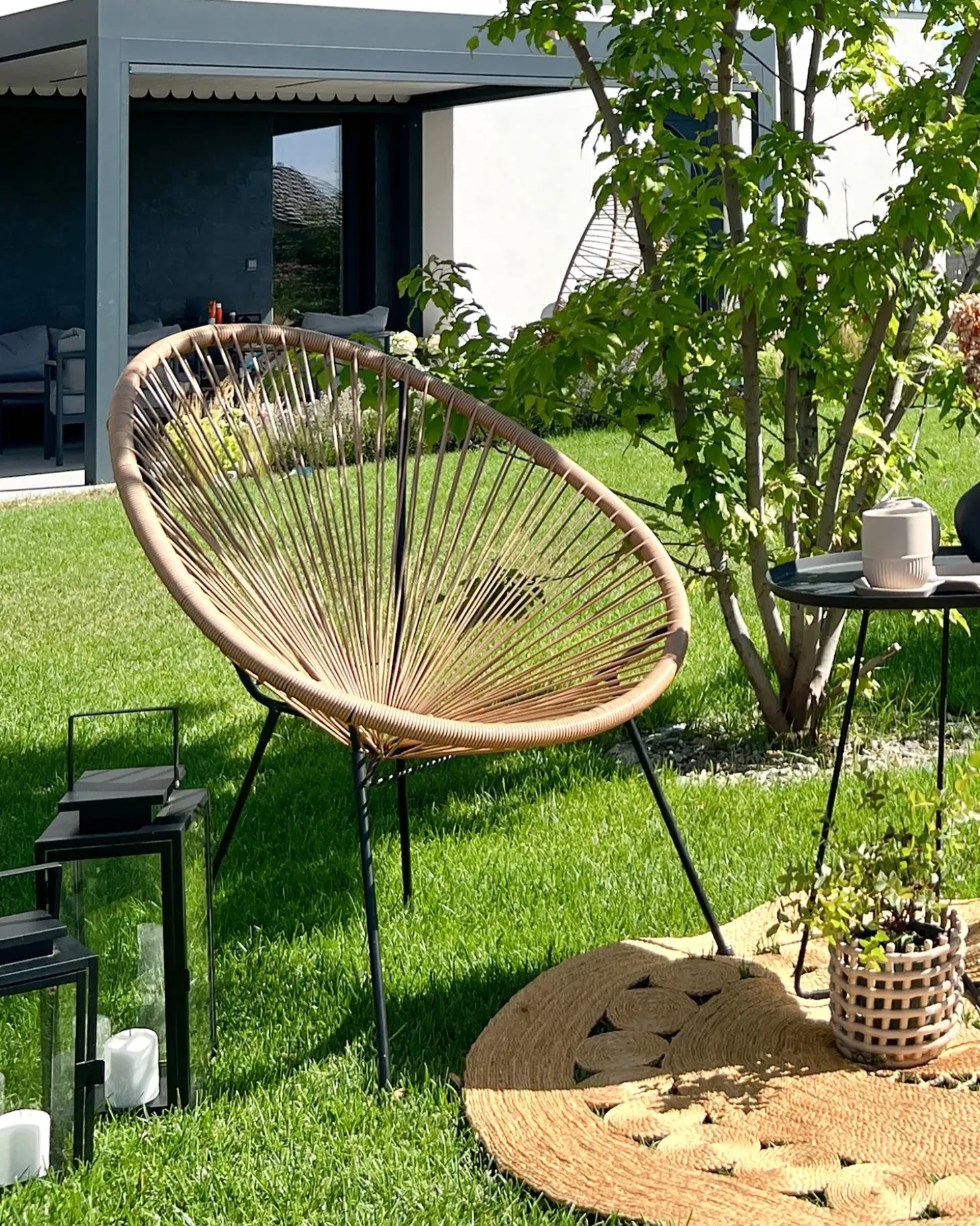 Havestol ACAPULCO II PE-rattan Naturlig
