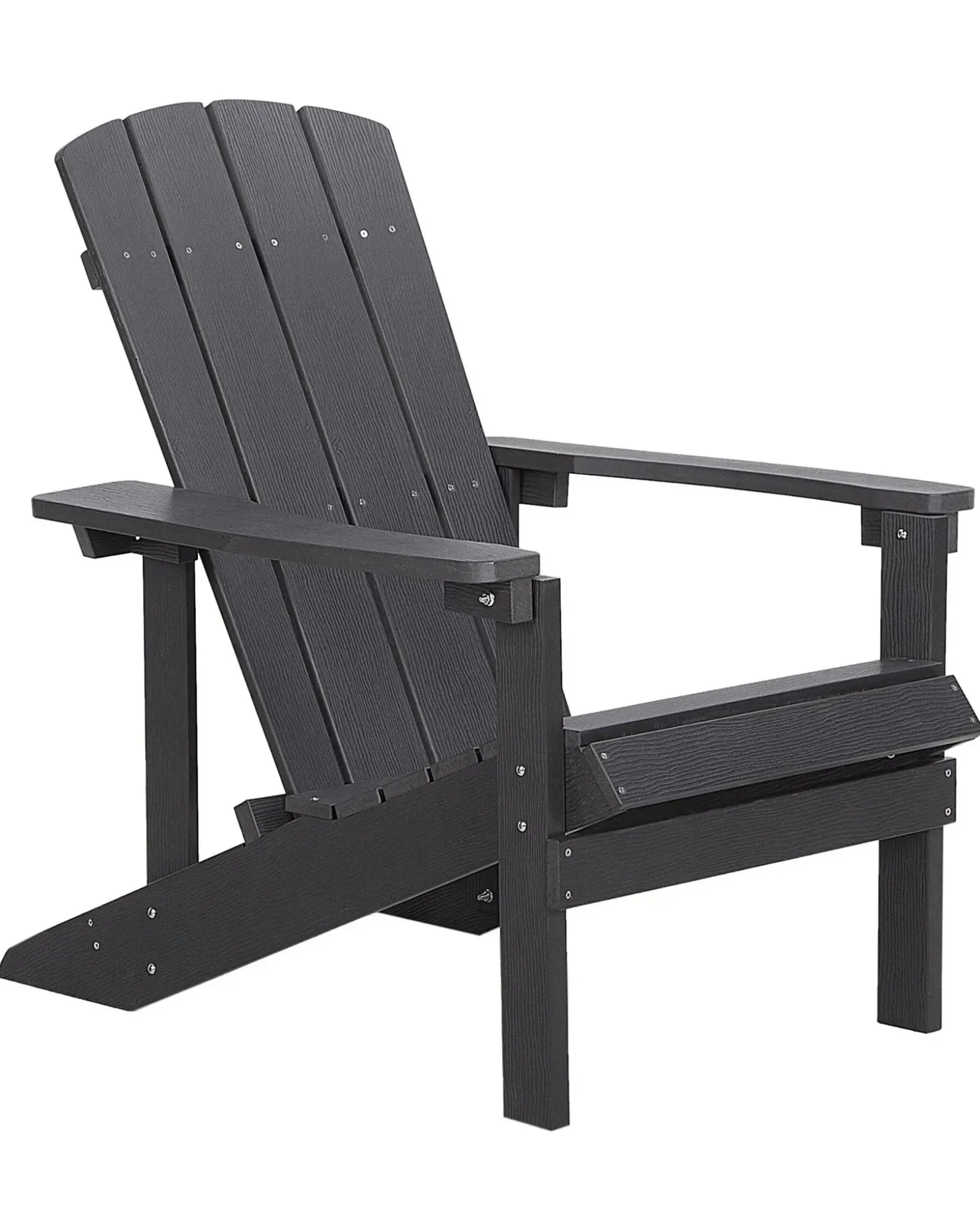 Havestol ADIRONDACK med fodskammel Mørkegrå