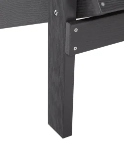 Havestol ADIRONDACK med fodskammel Mørkegrå