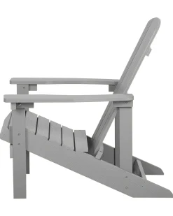 Havestol ADIRONDACK med fodskammel Lysegrå