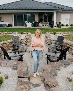 Havestol ADIRONDACK Mørkegrå