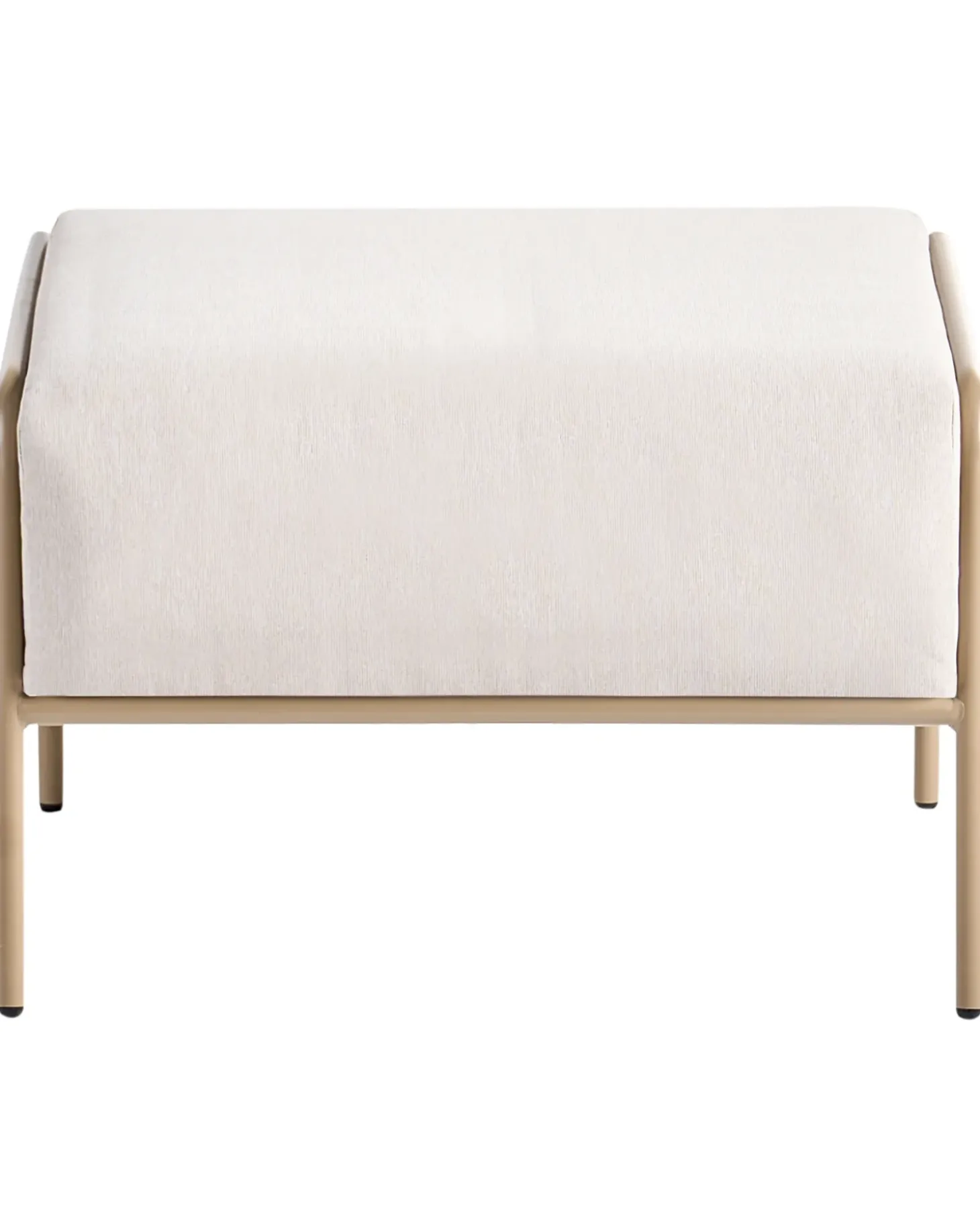 Havestol NIMIS med fodskammel Lys Beige