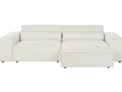 HELLNAR 3 personers Hjørnesofa modul Venstrevendt Cremehvid Boucle