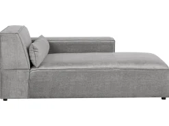 HELLNAR 3 personers Hjørnesofa modul Venstrevendt Grå med fodskammel