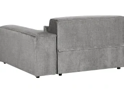 HELLNAR 3 personers Hjørnesofa modul Højrevendt Grå med fodskammel