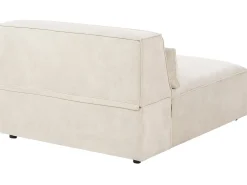 HELLNAR 4 personers Hjørnesofa modul Højrevendt Lys Beige Velour