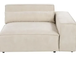 HELLNAR 4 personers Hjørnesofa modul Højrevendt Lys Beige Velour