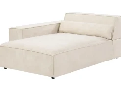 HELLNAR 4 personers Hjørnesofa modul Højrevendt Lys Beige Velour