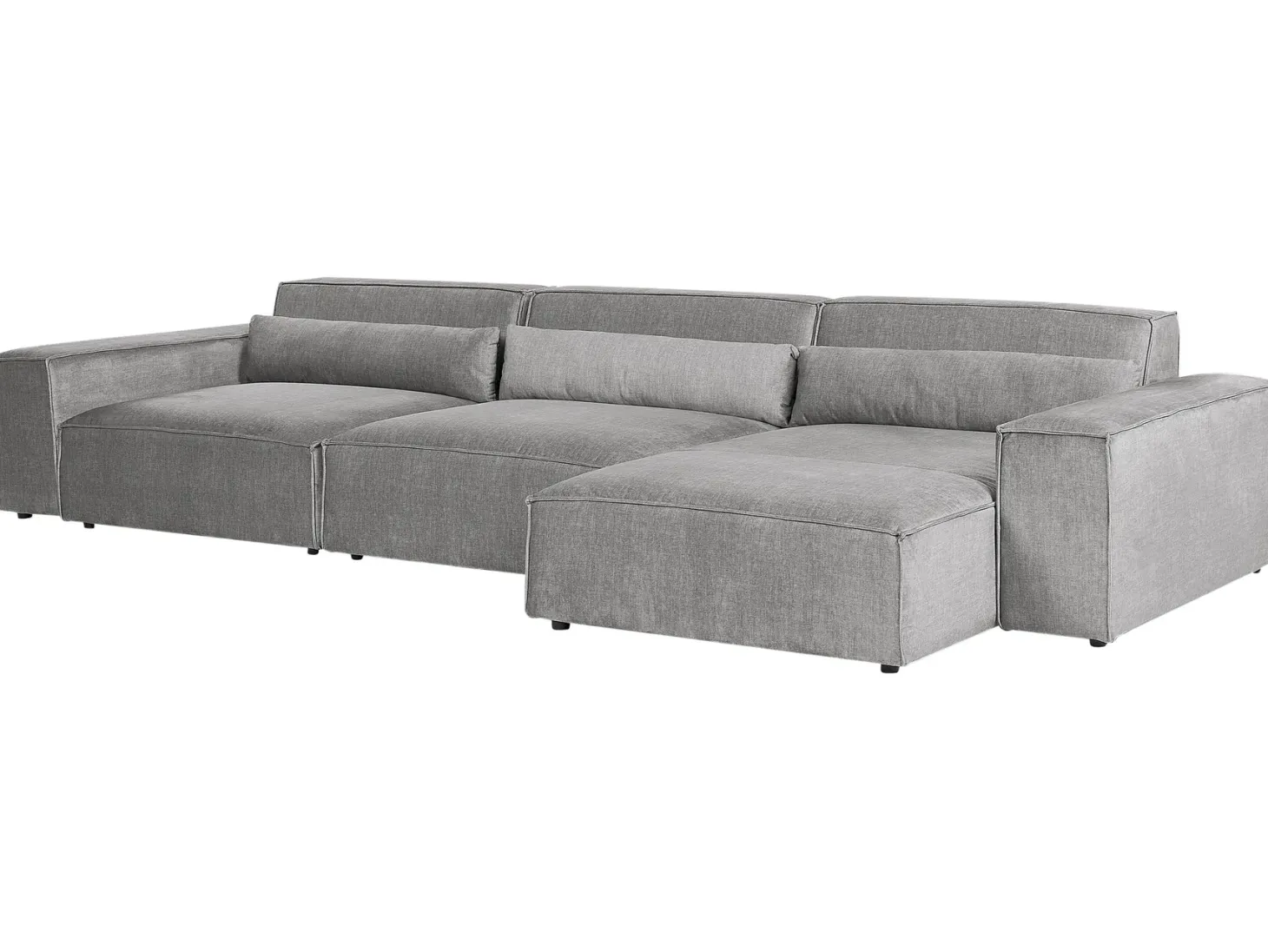HELLNAR 4 personers Hjørnesofa modul Venstrevendt Grå