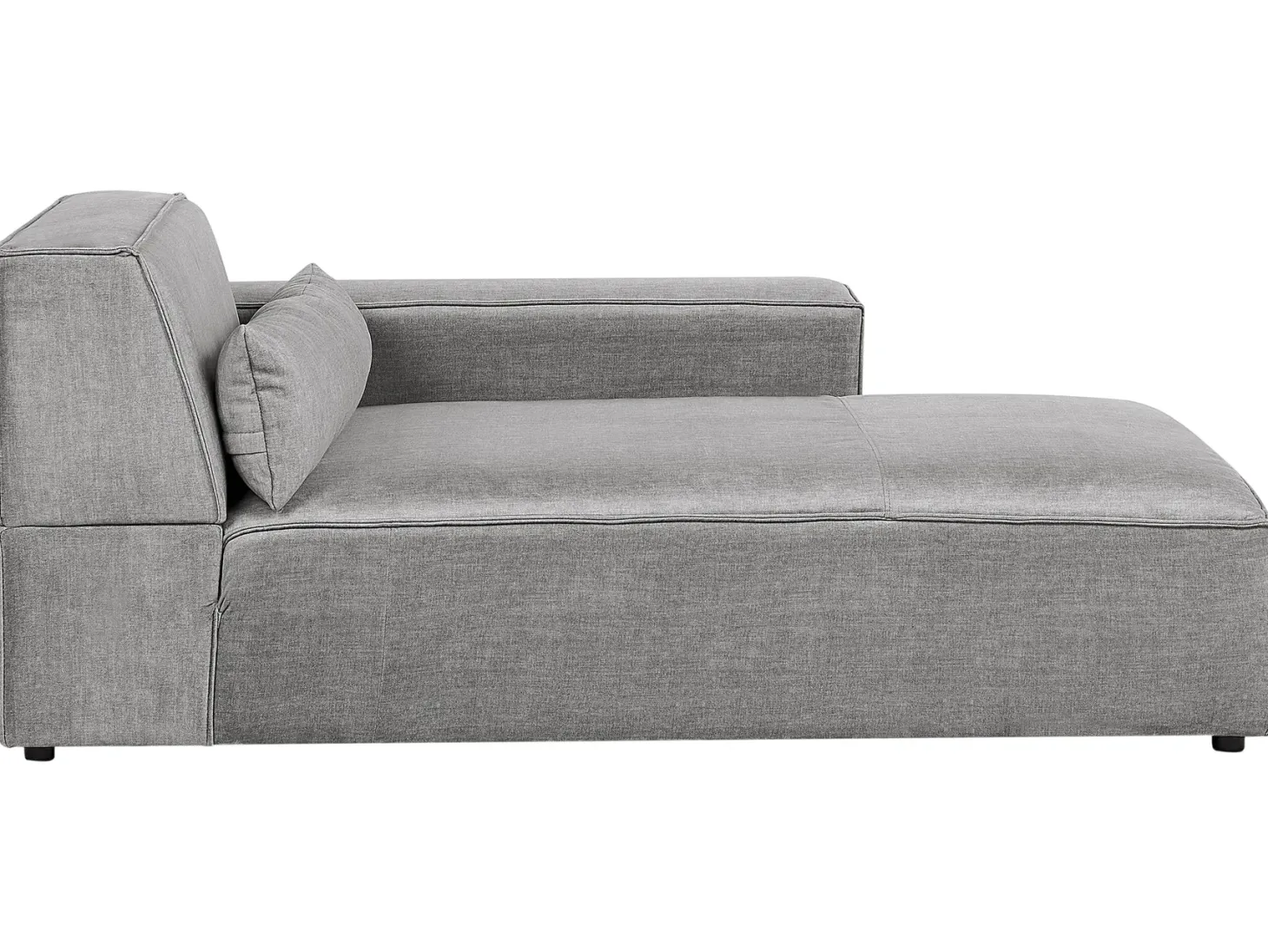 HELLNAR 5 personers Hjørnesofa modul Venstrevendt Grå med fodskammel