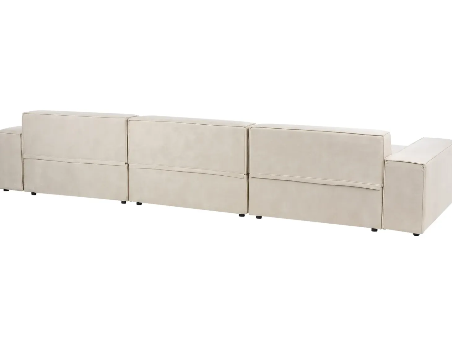 HELLNAR 3 personers Modulsofa Lys Beige Velour