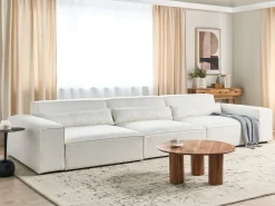 HELLNAR 3 personers Modulsofa Cremehvid Boucle