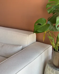 HELLNAR 3 personers Modulsofa Cremehvid Boucle