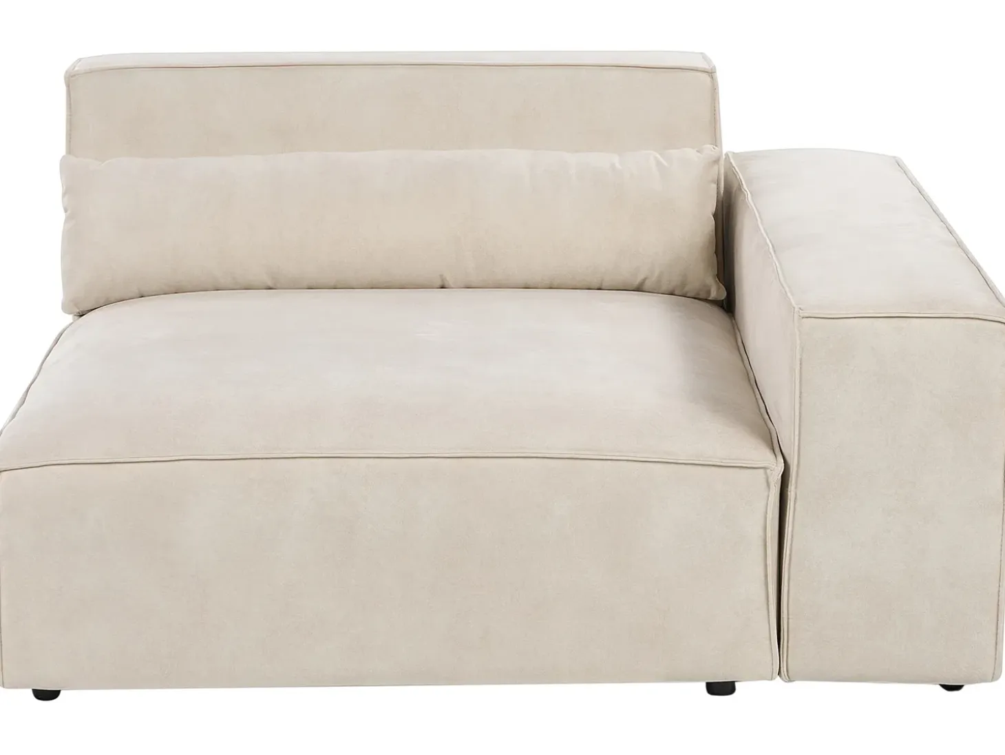 HELLNAR 2 personers Modulsofa Lys Beige Velour