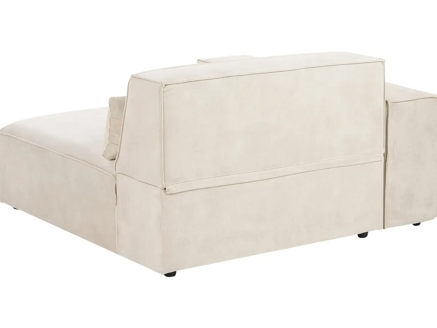 HELLNAR 2 personers Modulsofa Lys Beige Velour