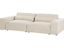 HELLNAR 2 personers Modulsofa Lys Beige Velour