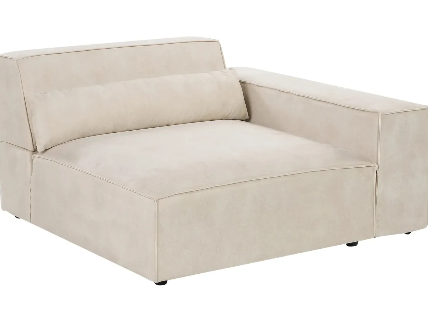 HELLNAR 2 personers Modulsofa Lys Beige Velour