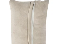 HELLNAR 3 personers Modulsofa Lys Beige Velour med fodskammel