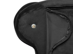 Højrevendt chaiselong NIMES Velour Sort