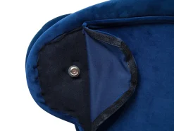 Højrevendt chaiselong NIMES Velour Navy Blå