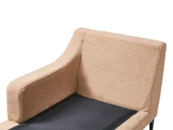 Højrevendt chaiselong EWRON Boucle Sand Beige