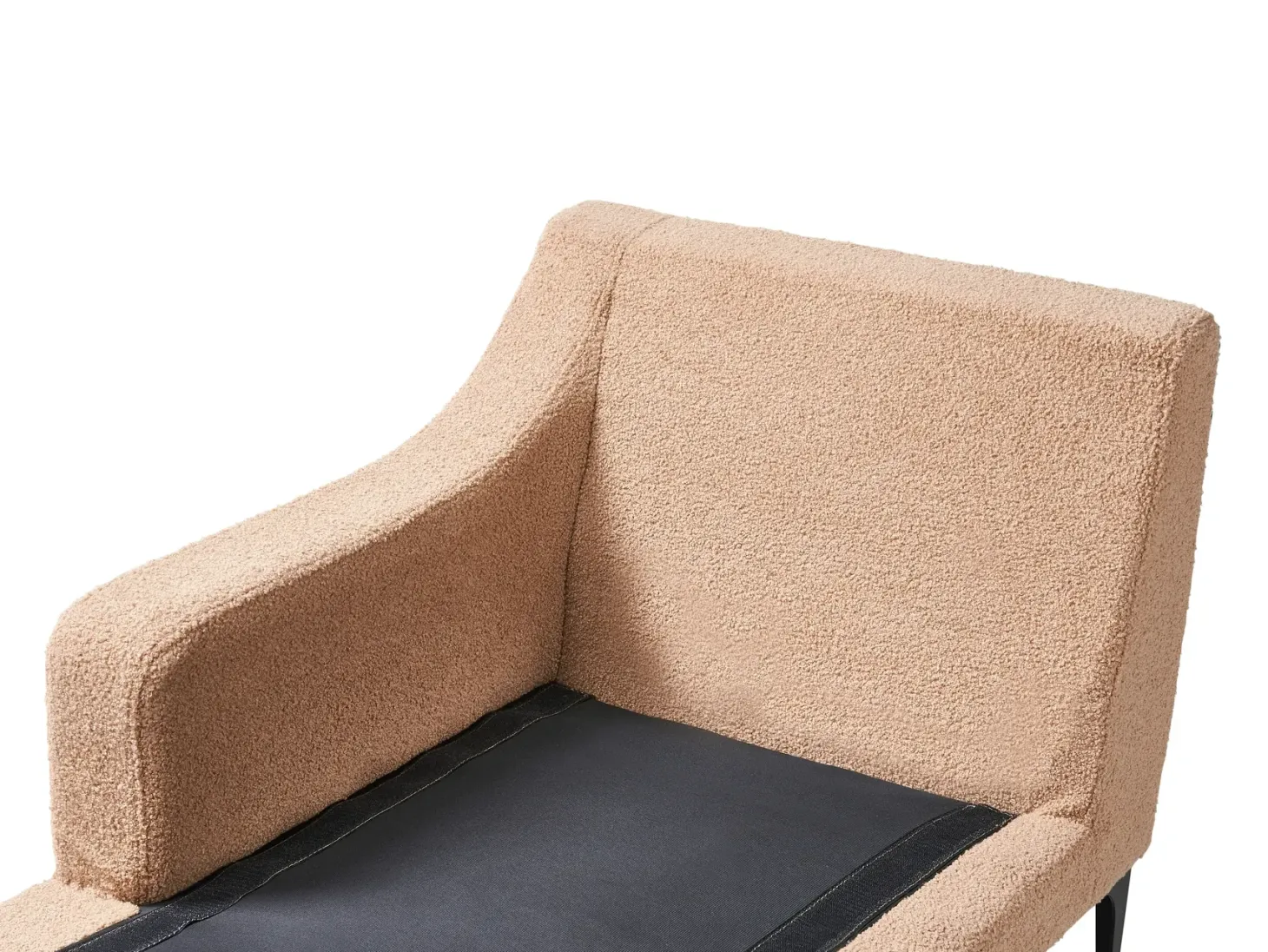 Højrevendt chaiselong EWRON Boucle Sand Beige