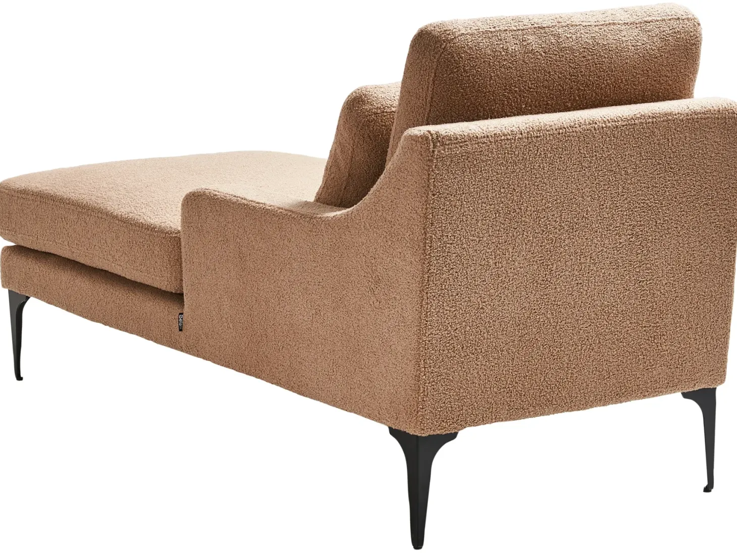 Højrevendt chaiselong EWRON Boucle Sand Beige