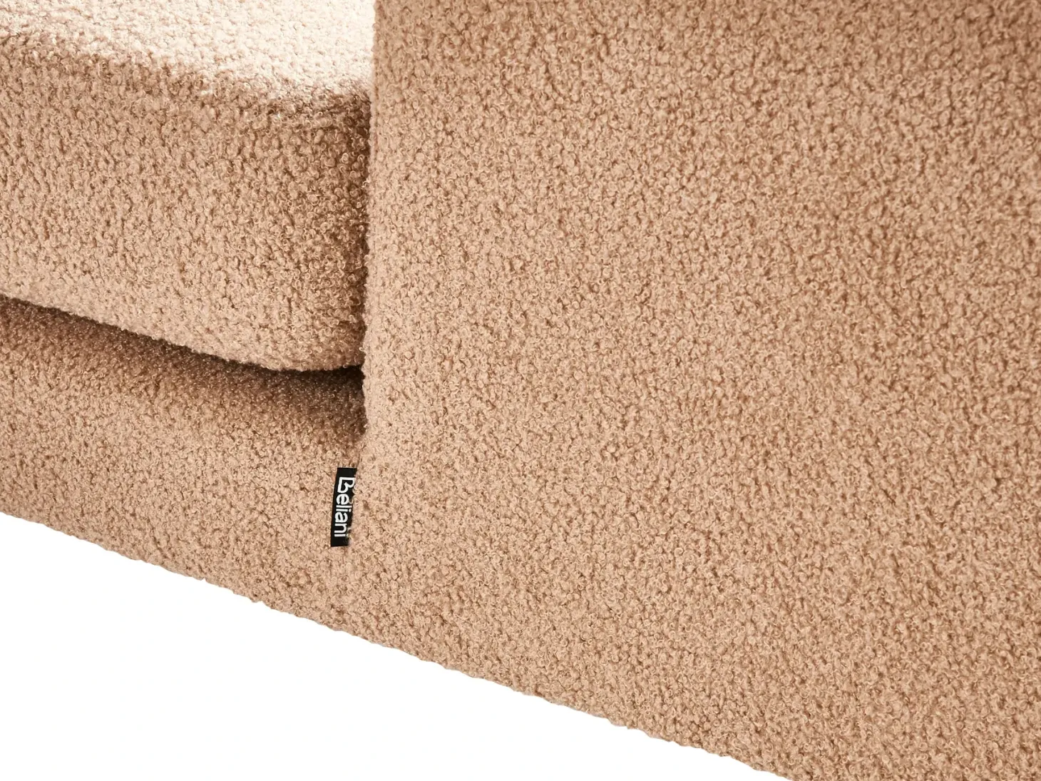 Højrevendt chaiselong EWRON Boucle Sand Beige