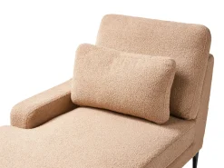 Højrevendt chaiselong EWRON Boucle Sand Beige