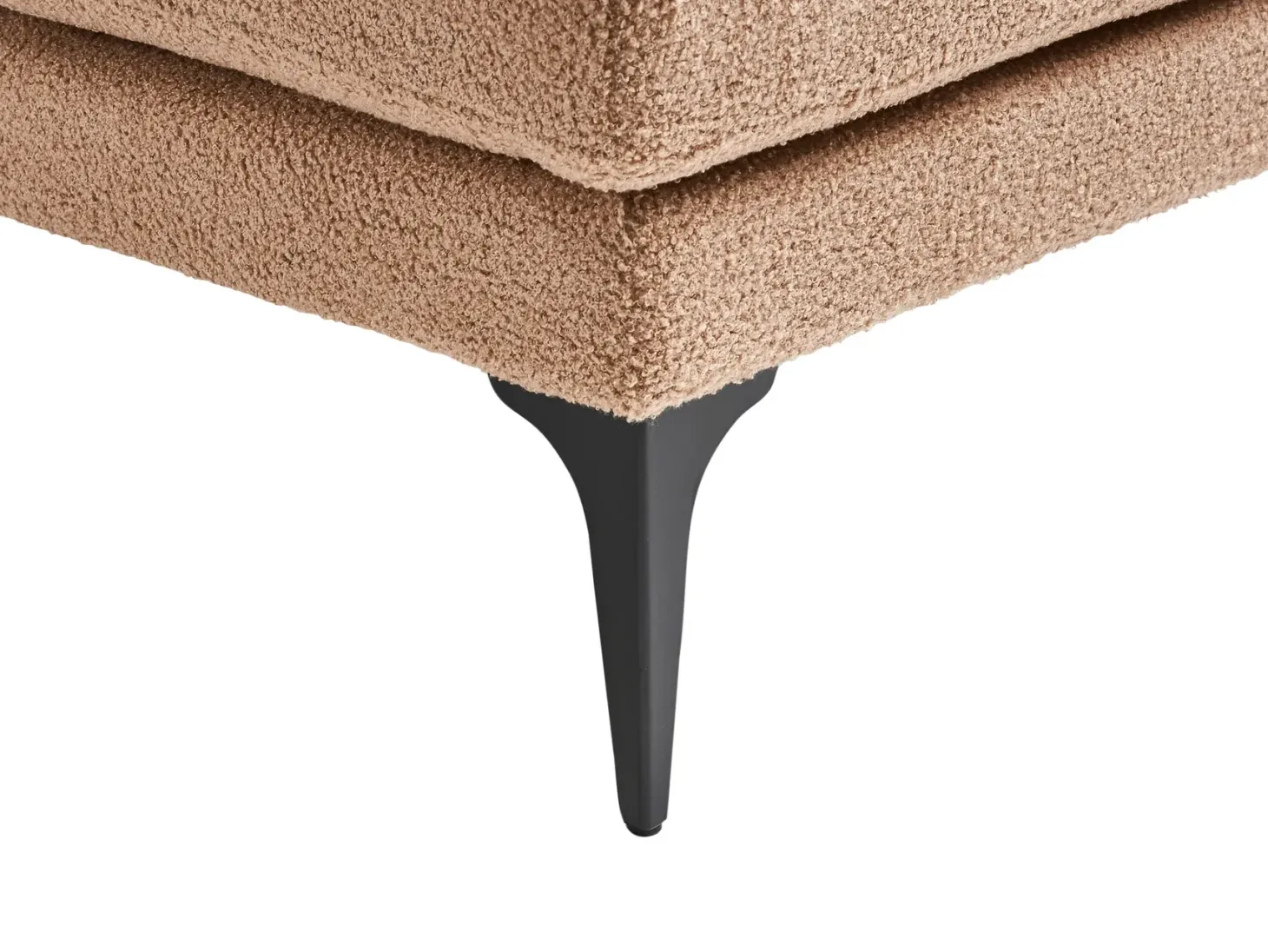 Højrevendt chaiselong EWRON Boucle Sand Beige