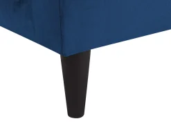Højrevendt chaiselong LUIRO Velour Navy Blå med opbevaring