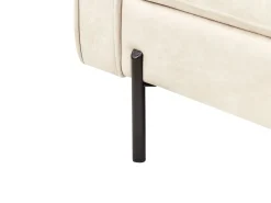 Højrevendt chaiselong REBAIS Kunstlæder Lys Beige