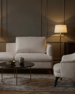 Højrevendt chaiselong SIEVOZ Lys Beige