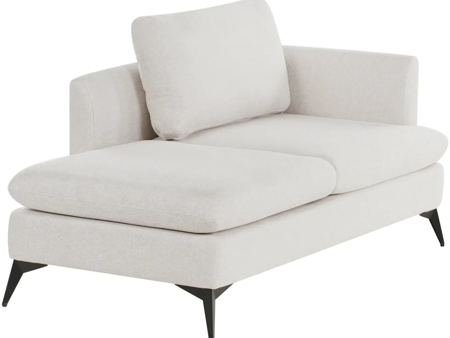 Højrevendt chaiselong SIEVOZ Lys Beige