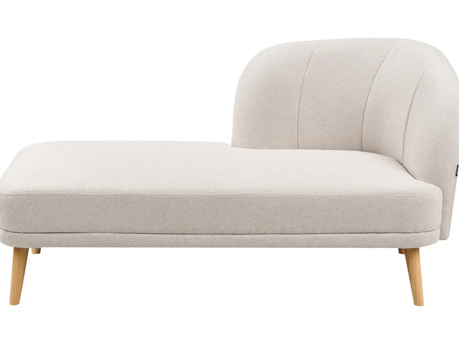 Højrevendt chaiselong TANLAY Lys Beige
