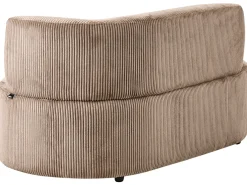 Højrevendt chaiselong VANVEY Fløjl Sand Beige