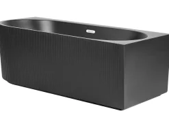 Hjørnebadekar GOCTA Venstrevendt 170 x 80 cm Sort