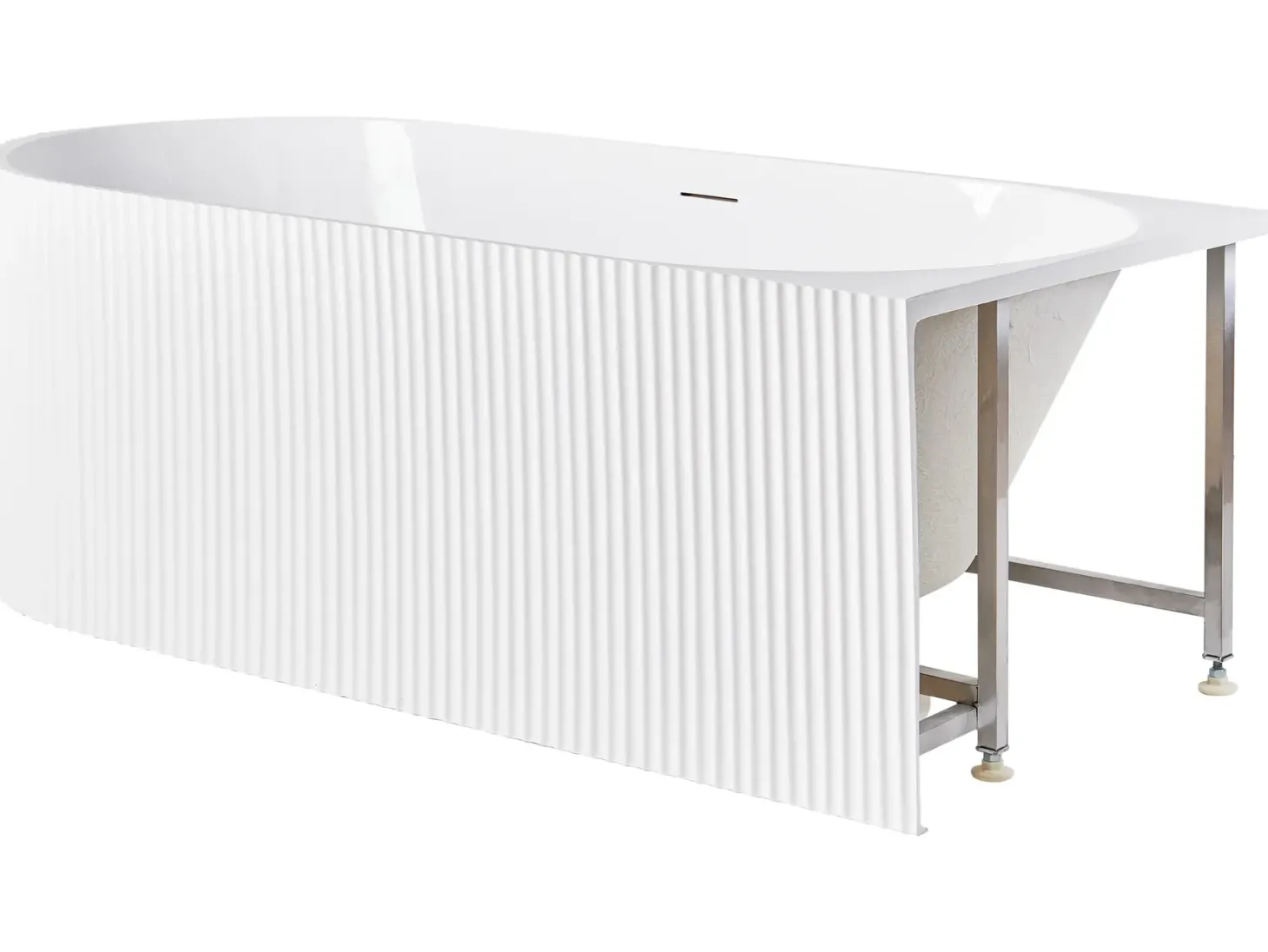 Hjørnebadekar GOCTA Venstrevendt 170 x 77 cm Hvid