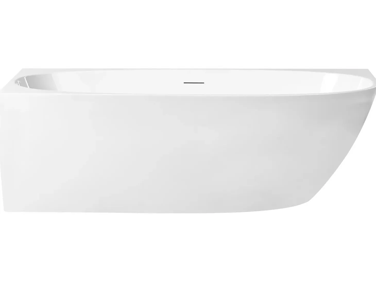 Hjørnebadekar PARNAIBA Højrevendt 170 x 80 cm Hvid