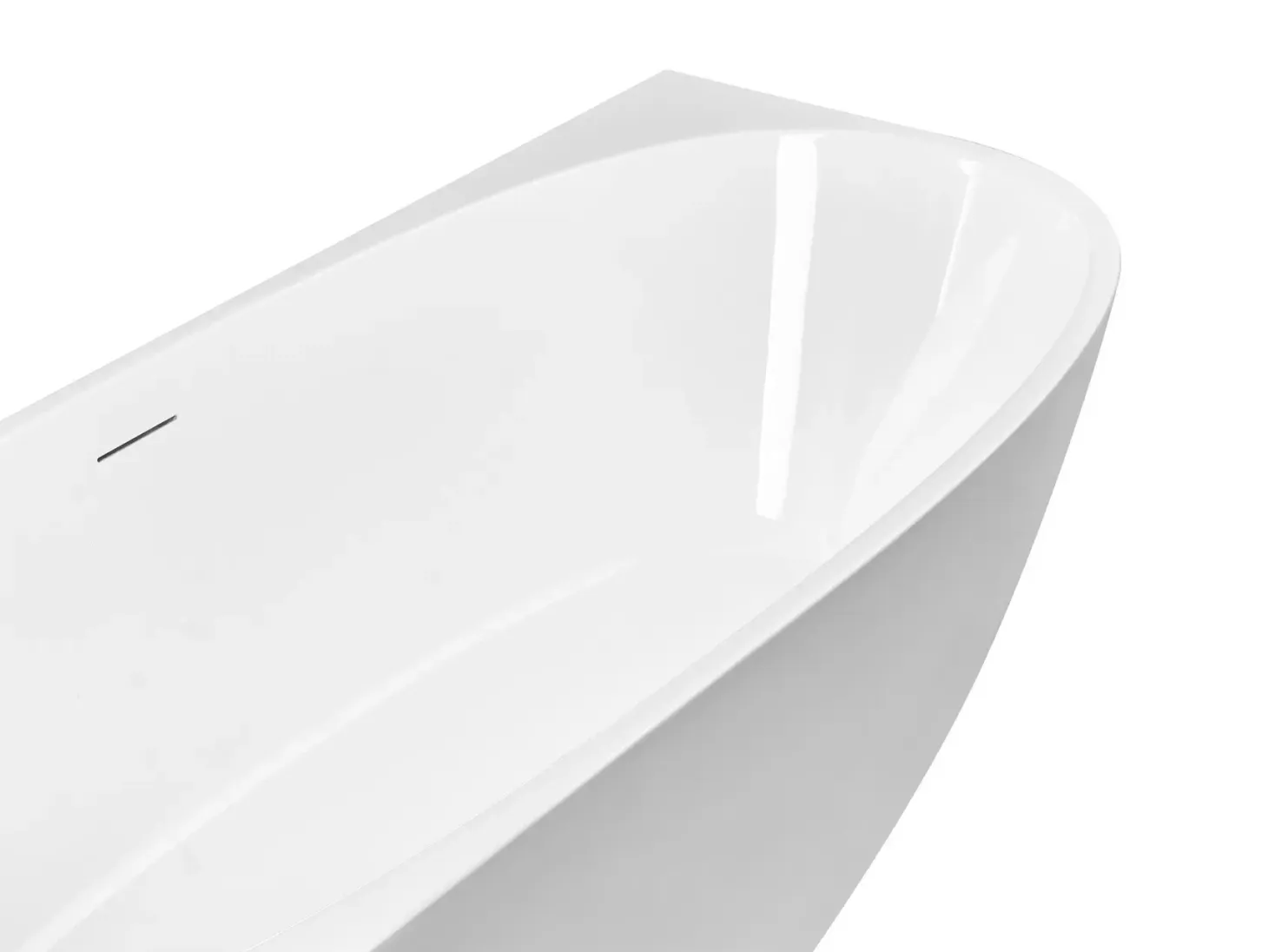 Hjørnebadekar PARNAIBA Højrevendt 170 x 80 cm Hvid