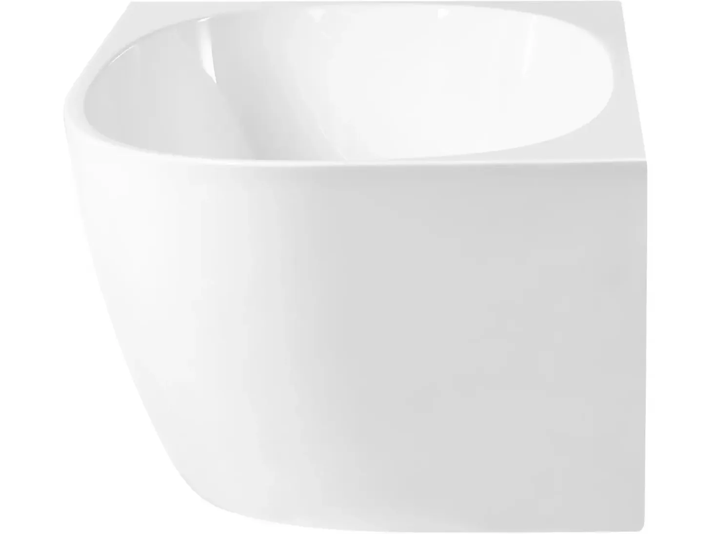 Hjørnebadekar PARNAIBA Højrevendt 170 x 80 cm Hvid