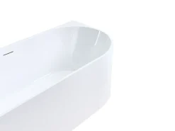 Hjørnebadekar PORTINHO Højrevendt 170 x 80 cm Hvid