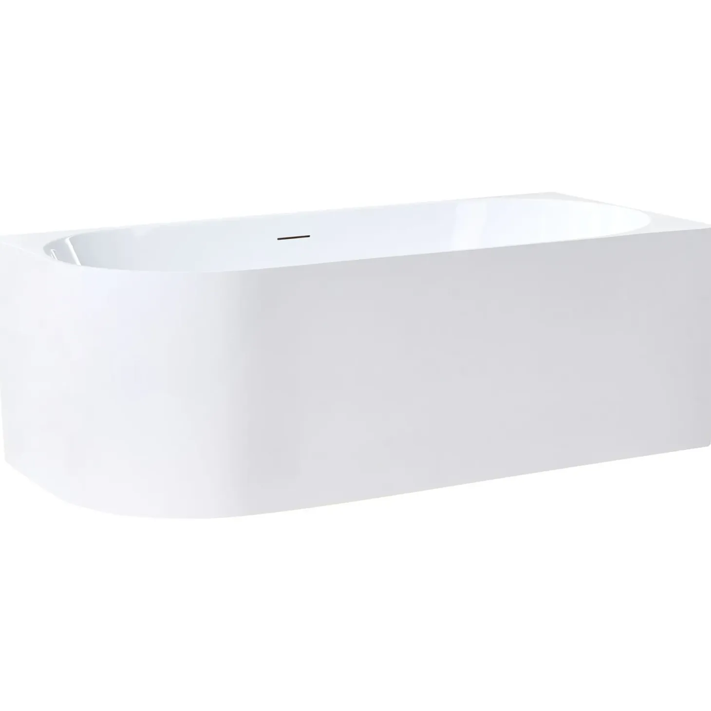 Hjørnebadekar PORTINHO Venstrevendt 170 x 80 cm Hvid