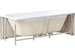 Hjørnebadekar PORTINHO Venstrevendt 170 x 80 cm Hvid