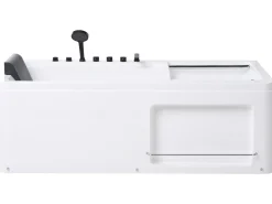 Hjørne-boblebad CAMALU 180 x 86 cm Hvid