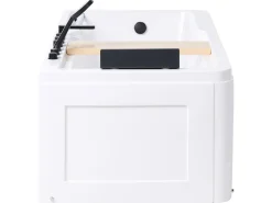 Hjørne-boblebad CAMALU 180 x 86 cm Hvid