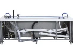 Hjørne-boblebad med LED FUERTE 175 x 85 cm Hvid