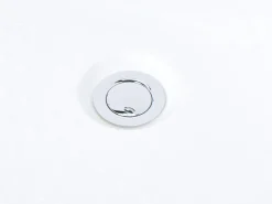 Hjørne-boblebad med LED MANRESA Med indbygget Bluetooth-højttaler 225 x 160 cm Hvid