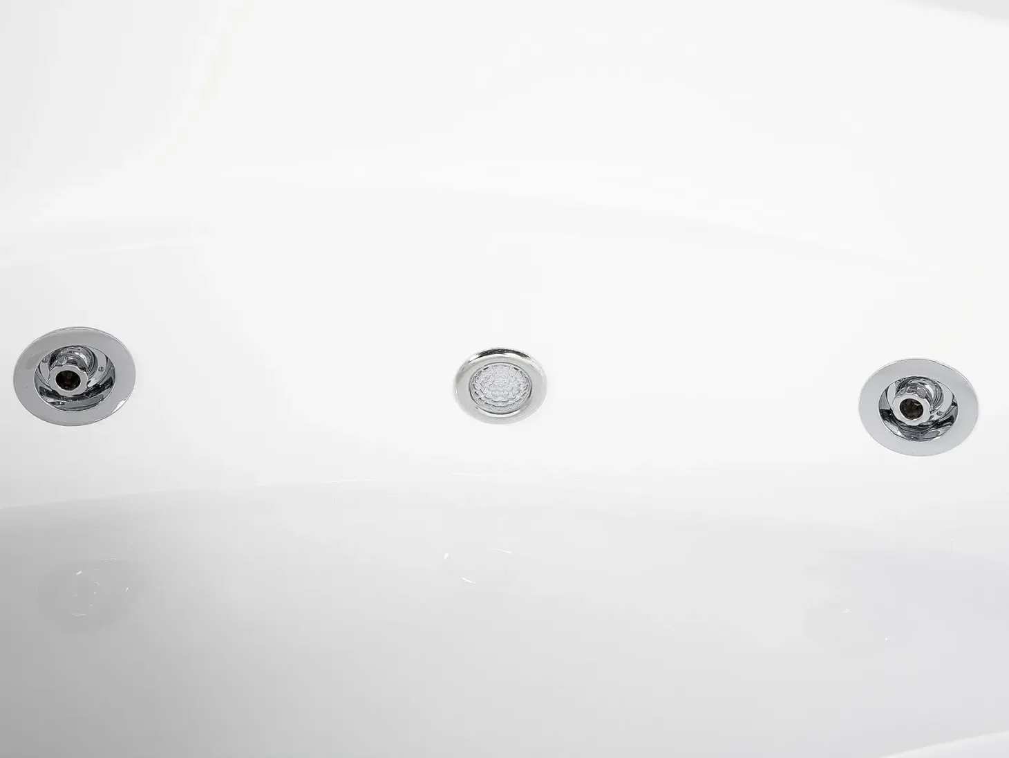 Hjørne-boblebad med LED NEIVA Højrevendt 150 x 100 cm Hvid