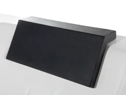 Hjørne-boblebad med LED SAMANA 174 x 79 cm Hvid